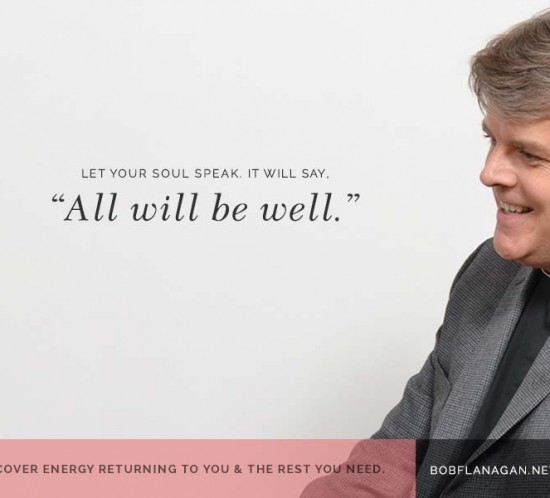 Rest: A reflection by Father Bob Flanagan for caregivers.Next time life gets overwhelming, stop, breathe deeply, and sense your soul within you.